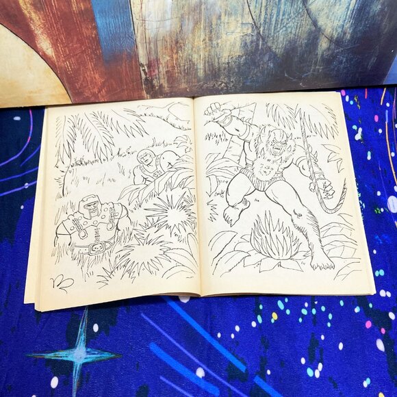 VINTAGE * 1983* MASTERS OF THE UNIVERSE ACTIVITY BOOK * MATTEL x HE-MAN x GOLDEN - Picture 7 of 12